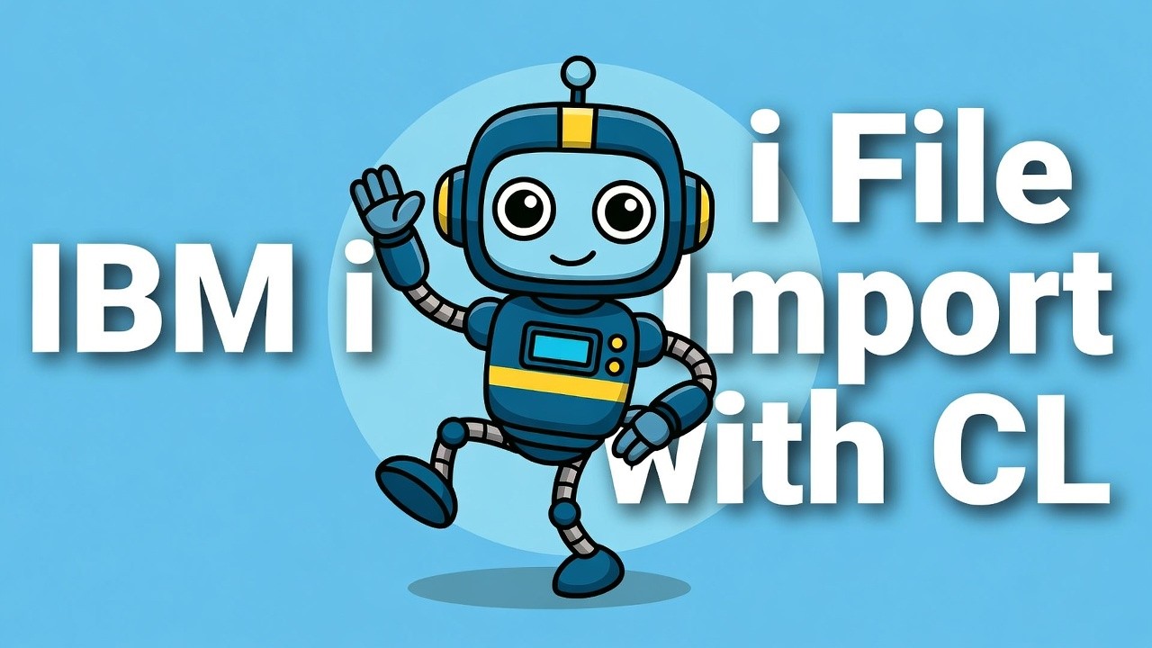 CL 101 - IBM i Simple Import Example for Flat File and CSV