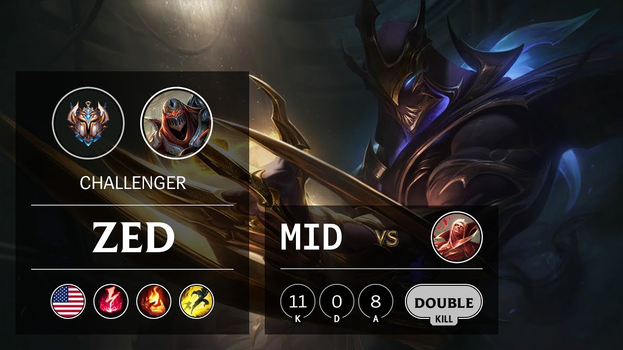 Zed Mid vs Vladimir - NA Challenger Patch 9.13