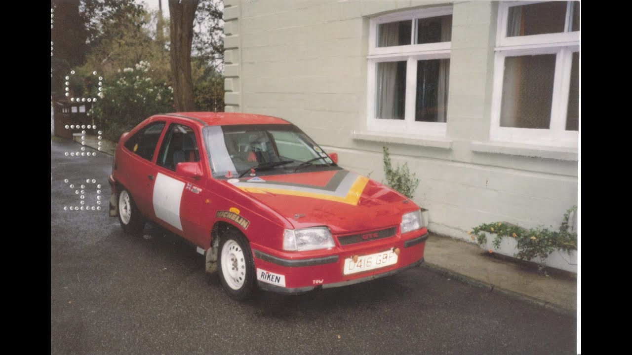 1st rally in the Vauxhall Astra GTE Group N at RAF Swinderby