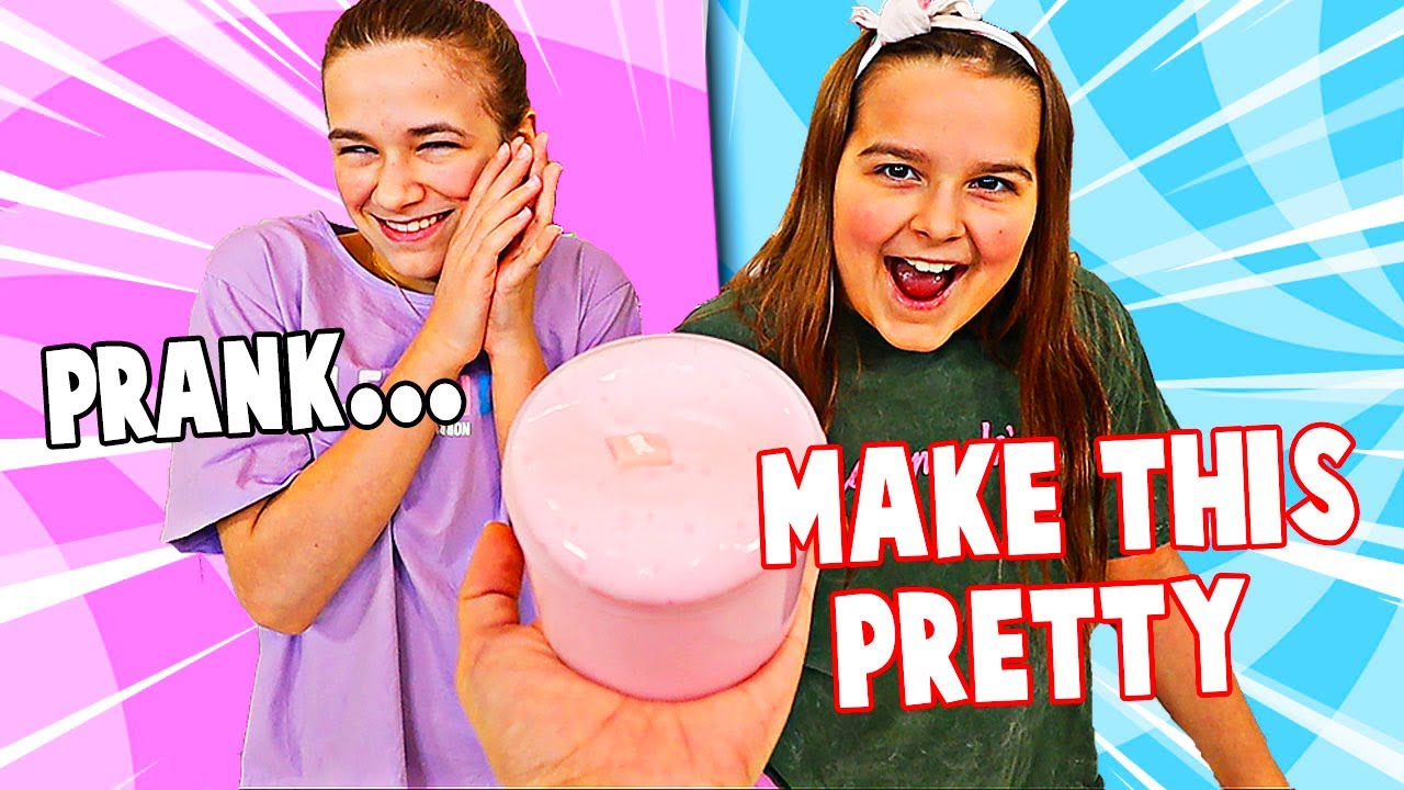 Turn This PRETTY SLIME Into Even PRETTIER SLIME!! (PRANK) | JKREW