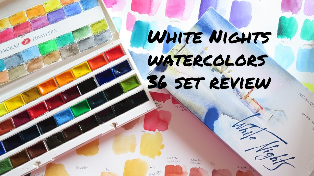 St. Petersburg White Nights Watercolors 36 Pans Review