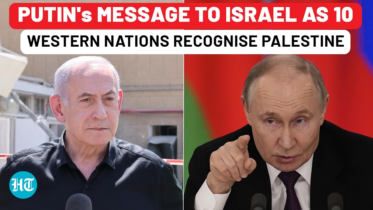 Putin's First Message To Israel As 10 Western Nations Recognise Palestine At UN Meet | Russia | USA