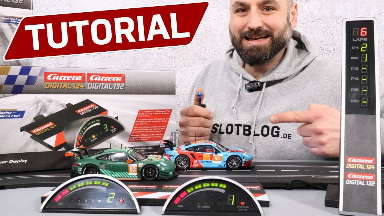 Carrera Digital Position Tower und Driver Display - Inbetriebnahme  und Test