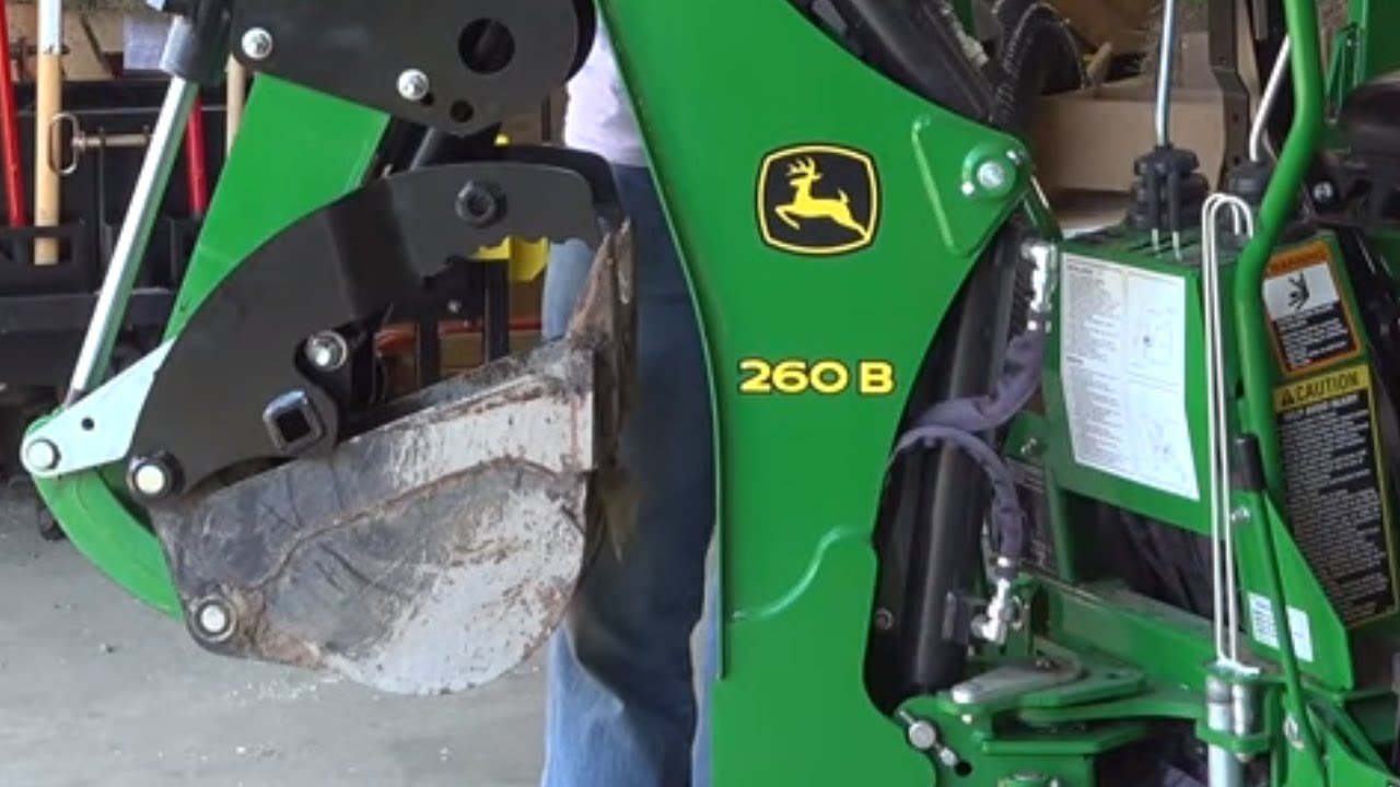 NEW! Hydraulic Thumb for John Deere Compact Tractor Backhoes!