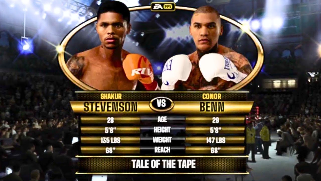 Shakur Stevenson vs Conor Benn FULL FIGHT | Fight Night Forever AI Simulation Gameplay (CPU vs CPU)