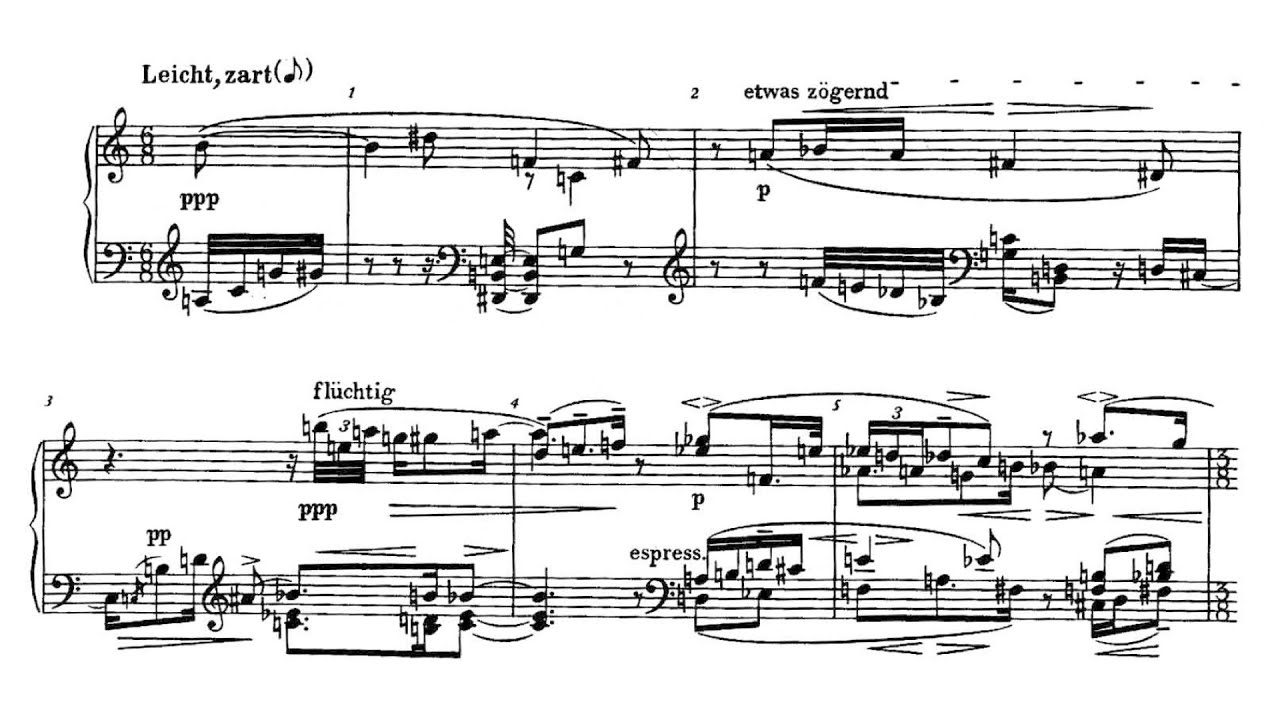 6 Little Piano Pieces, Op.19 - Arnold Schoenberg