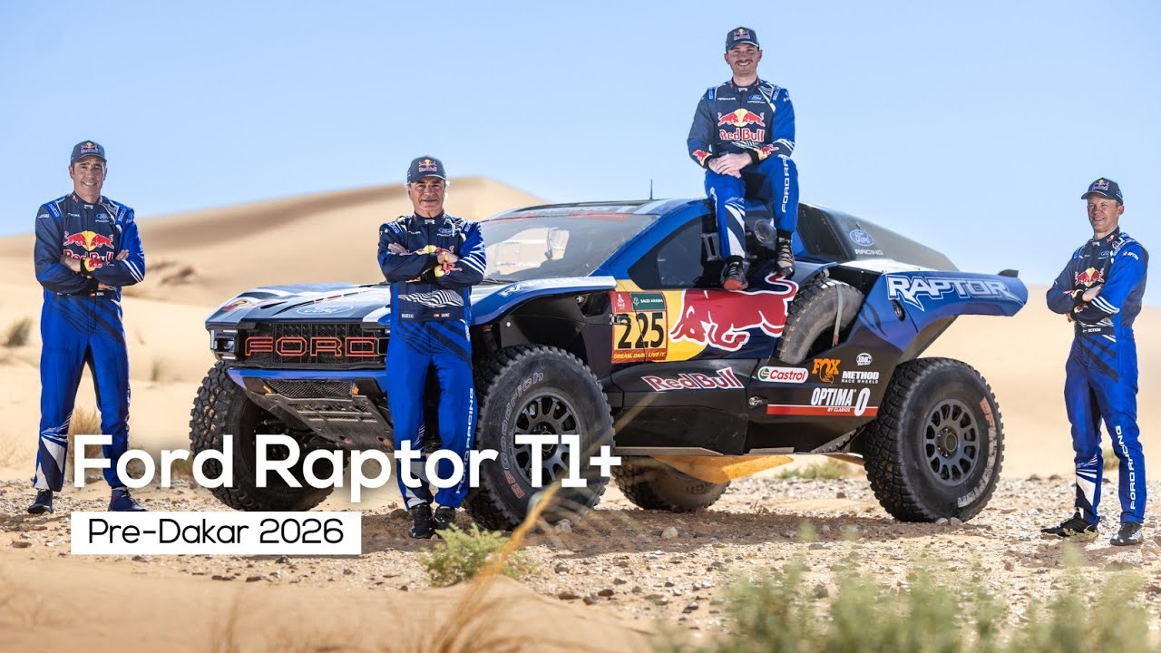 Ready to Dakar Rally 2026 — Ford Raptor T1+