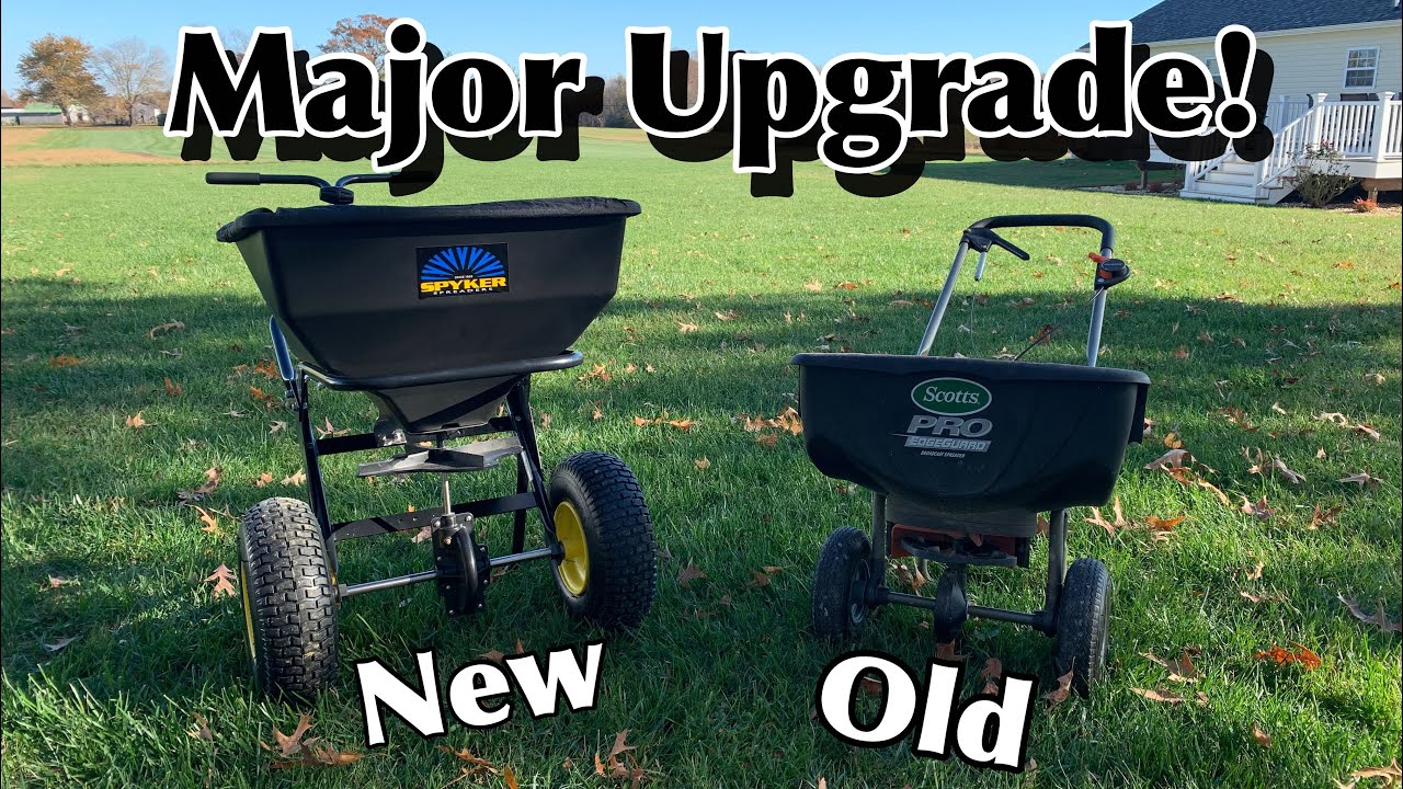 A Commercial Spreader Vs. A Big Box Store Spreader [Spyker SPY80 Compared to Scott’s Pro]