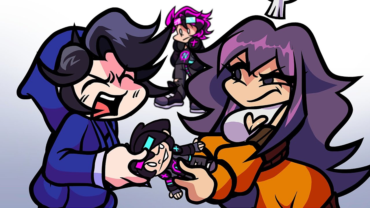 THE NEONIGHT PLUSH IS MINE! (FNF Tug O War but Sharv & Lylace Sing It)