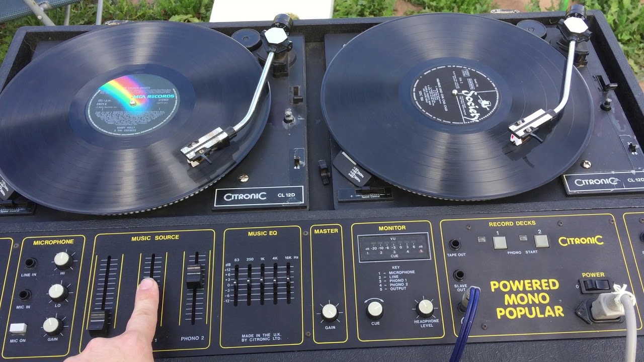 Citronic CL12D Twin Turntables