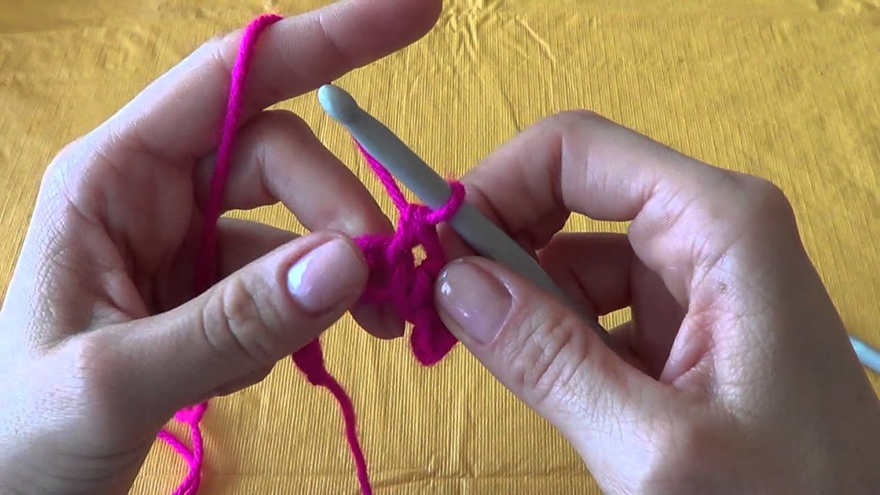 Crochet: Punto Bajo (pb) o Medio Punto. Single Crochet (sc)