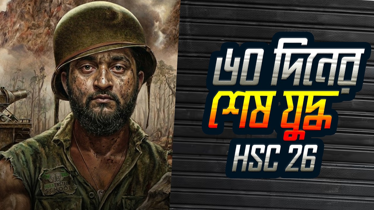 ৬০ দিনের শেষ যুদ্ধ | HSC 26 &mdash; 60 DAY COMEBACK MASTERPLAN