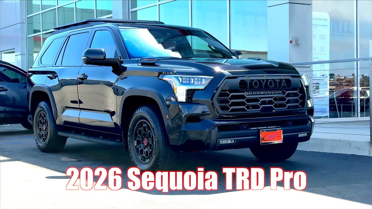 First Look:  New 2026 Toyota Sequoia TRD Pro Hybrid