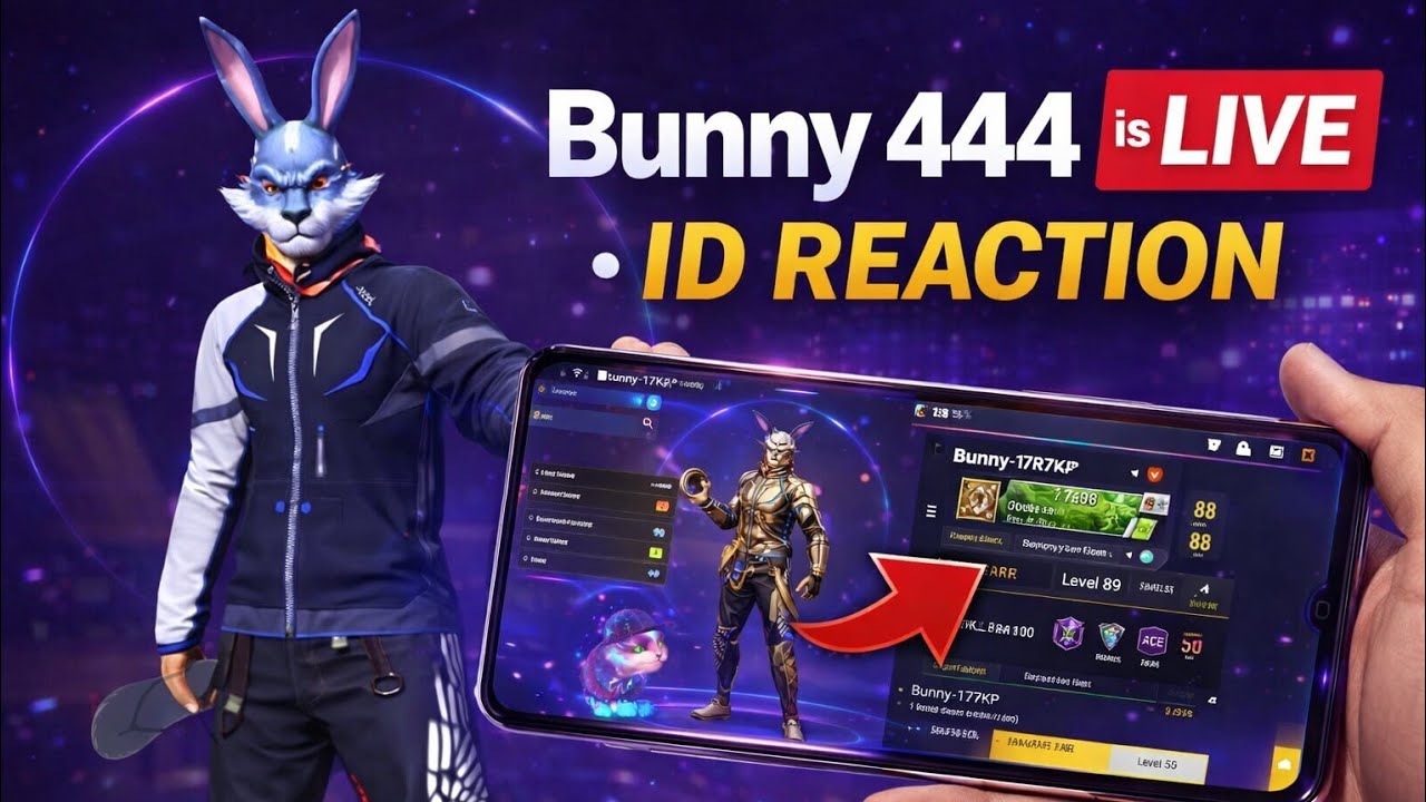 JR BUNNY 444  is live! ID Reaction Dibo sobai chole aso ☺️❤️‍🩹