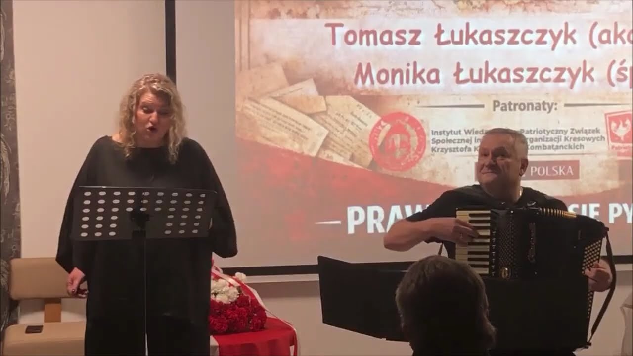 'Od nocy do nocy', (W. Kazanecki) - Monika Łukaszczyk (śpiew) i Tomasz Łukaszczyk (akordeon)