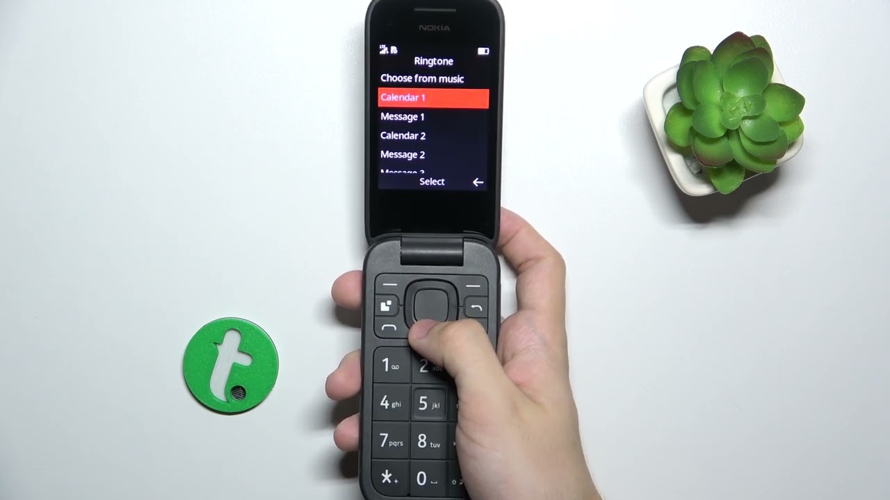 Nokia 2660 Flip - How to Change Notification Tone - Customize Your Alerts
