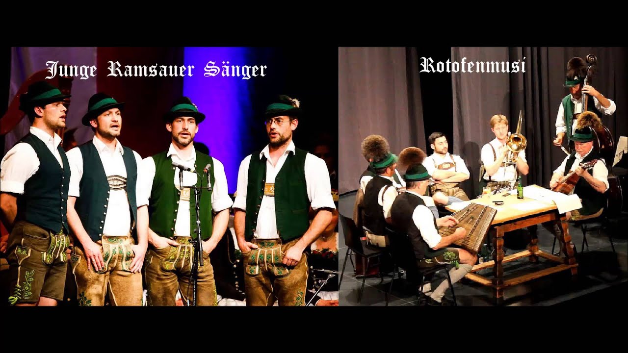 I hob hoit zwoa schwårzbraune Rapperl - Junge Ramsauer Sänger, Rotofenmusi  - LIVE