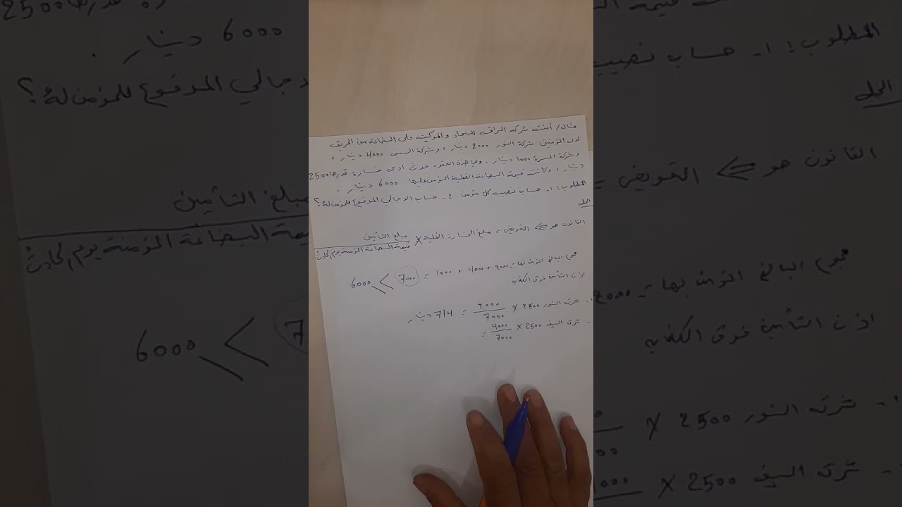 خطر وتأمين / الفصل الثالث موضوع التعويض الجانب الرياضي