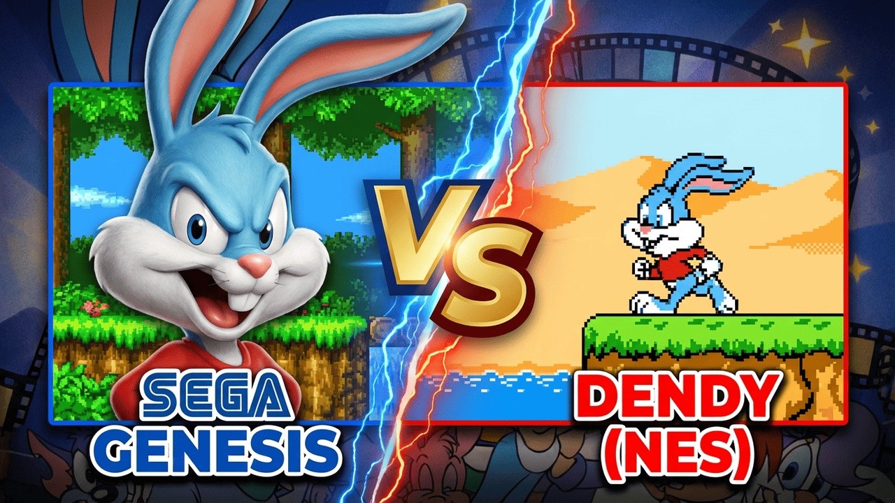 (Игротека Макса) «Tiny Toon Adventures: Мультсериал и Игры Sega/Dendy, Которые мы любим»