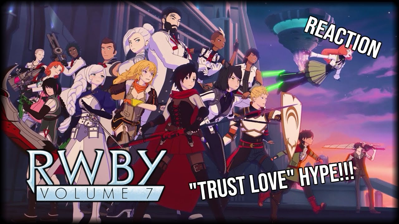 RWBY Volume 7 Intro Reaction - TRUST LOVE!!!