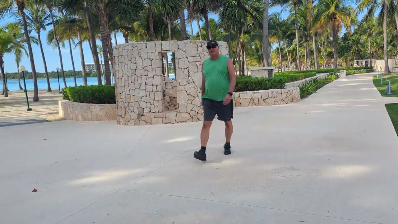 Barcelo Maya morning walk