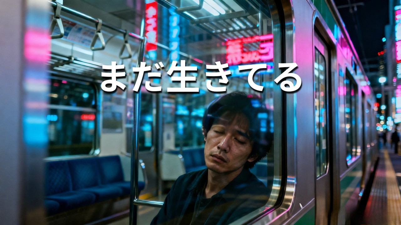 「まだ生きてる」  深夜の終電で聴く、孤独だけど前を向く応援歌【作業用BGM】