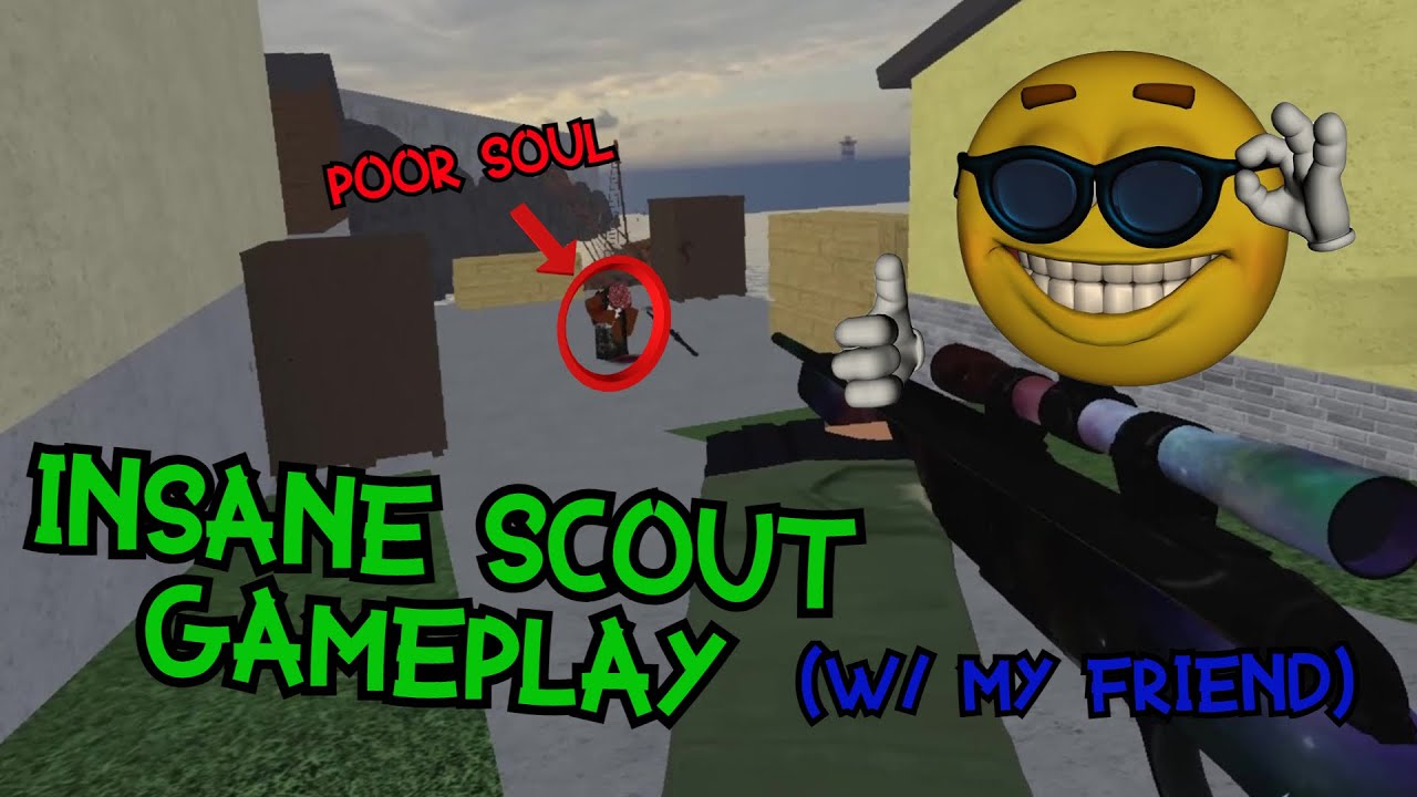 Insane Scout Gameplay w/ my friend (Roblox Counter Blox)