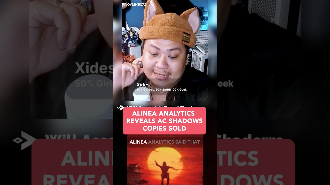 Alinea Analytics reveals AC Shadows copies sold #assasinscreed #pinoygamer #podcast #shorts#shortsph