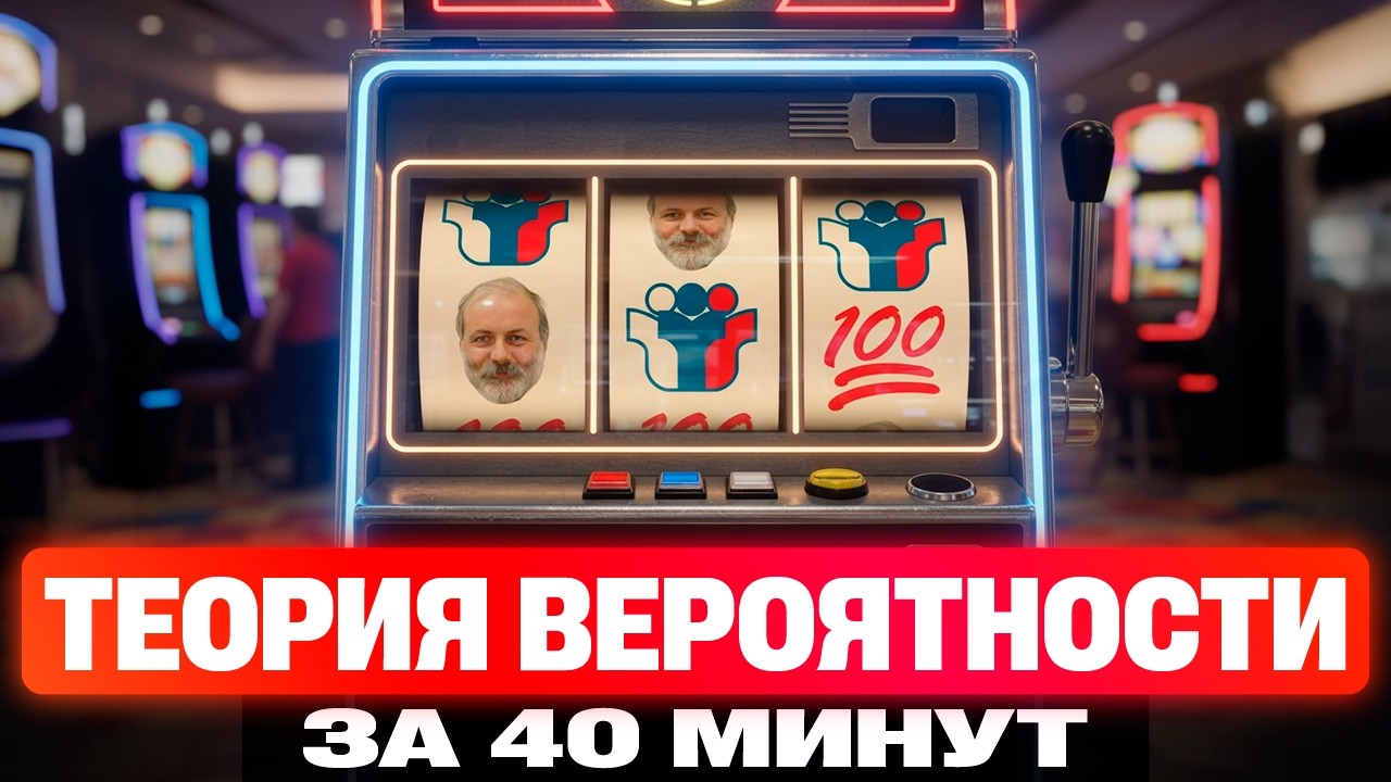 ВСЯ ТЕОРИЯ ВЕРОЯТНОСТИ в одном видео! Задания 4, 5 ЕГЭ 2026 с НУЛЯ!