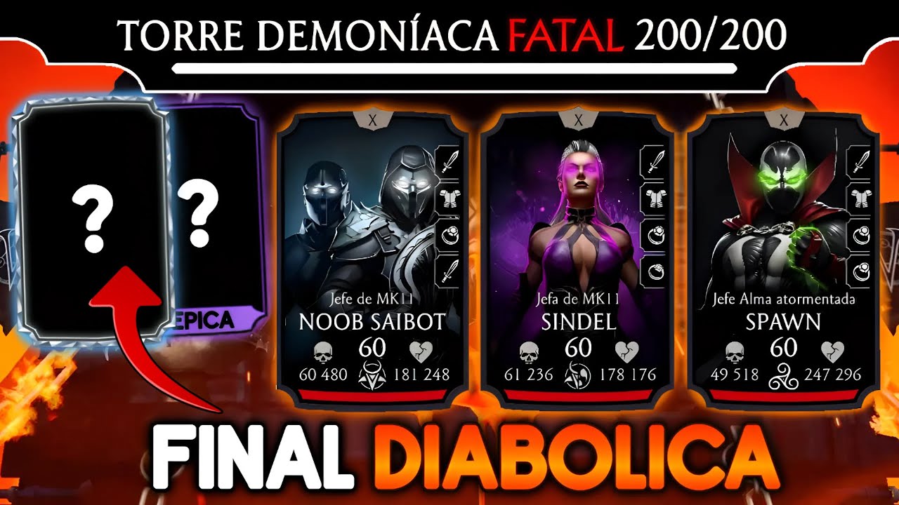 САМАЯ ЛЕГКАЯ 200 БИТВА В МОЕЙ ЖИЗНИ! ПОСЛЕДНЯЯ БАШНЯ РОКОВОГО ДЕМОНА B Mortal Kombat Mobile