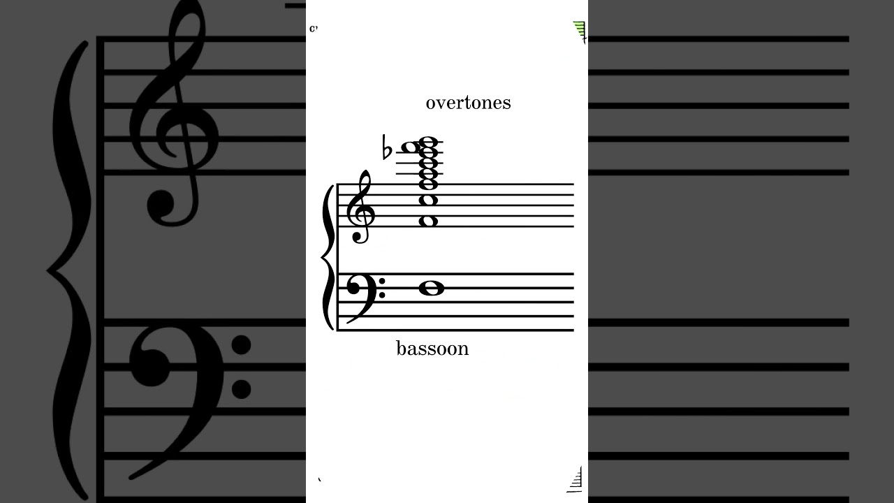 Bass Clarinet/Bassoon Unison