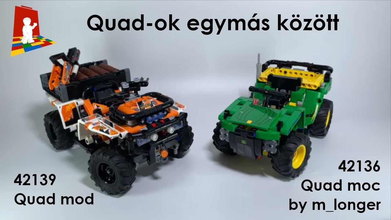 Technic Szerda - Quad-ok egymás között! - Lego Technic 42139 Quad mod vs 42136 quad moc by m_longer