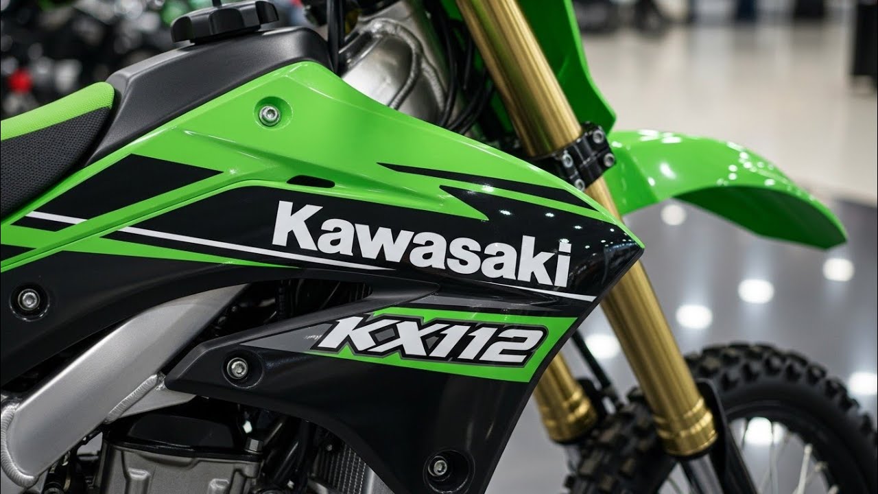 Подтверждено ли появление Kawasaki KX112 в 2026 году? Супермини от Kawasaki превратился в монстра.
