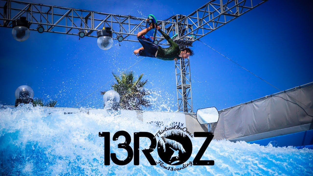 Worlds best flowrider Eric Silverman amazing strapped run at Wavehouse SD qualifiers
