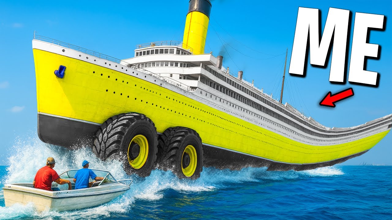 Every Time I Crash my Boat Car gets Bigger on GTA 5