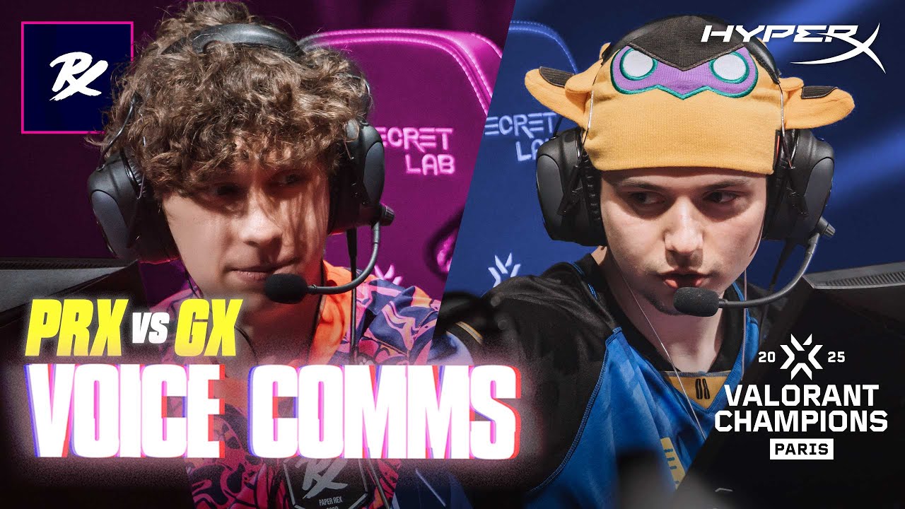 Paper Rex против GIANTX | Проверка микрофона HyperX