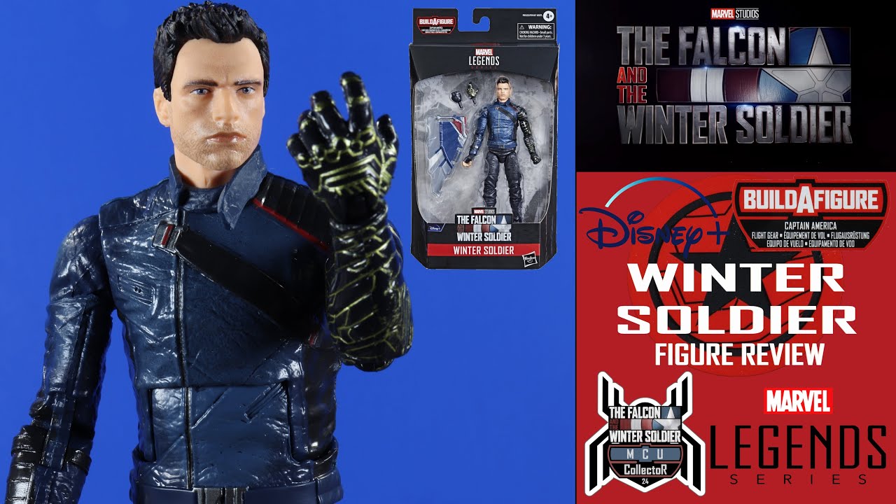 Marvel Legends Falcon WINTER SOLDIER Disney+ TV Show Captain America BAF Wave Figure Review