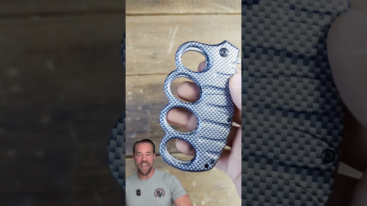 Carbon Fiber Knuckle Knife = Pure Power