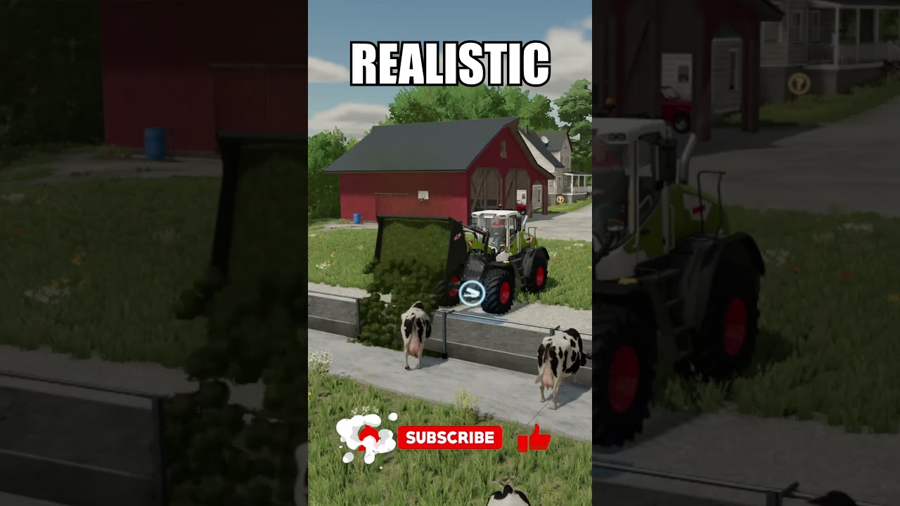 REALISTIC vs UNREALISTIC #shorts #fs22 #farmingsimulator22 #fs25  #farmingsimulator25