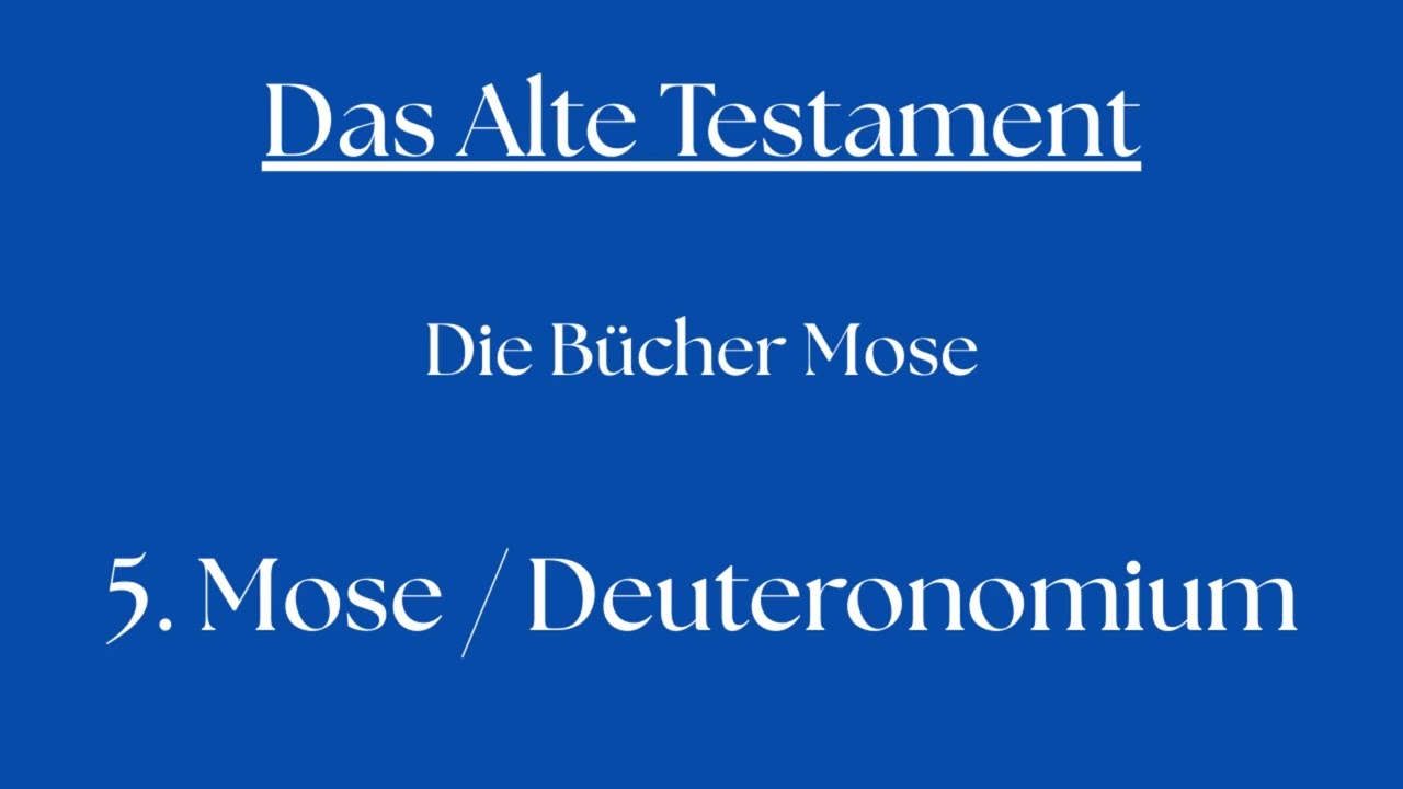 5 Mose Deuteronomium 32 Moses letzte Mahnung an das Volk, Gott bereitet Mose auf seinen Tod vor