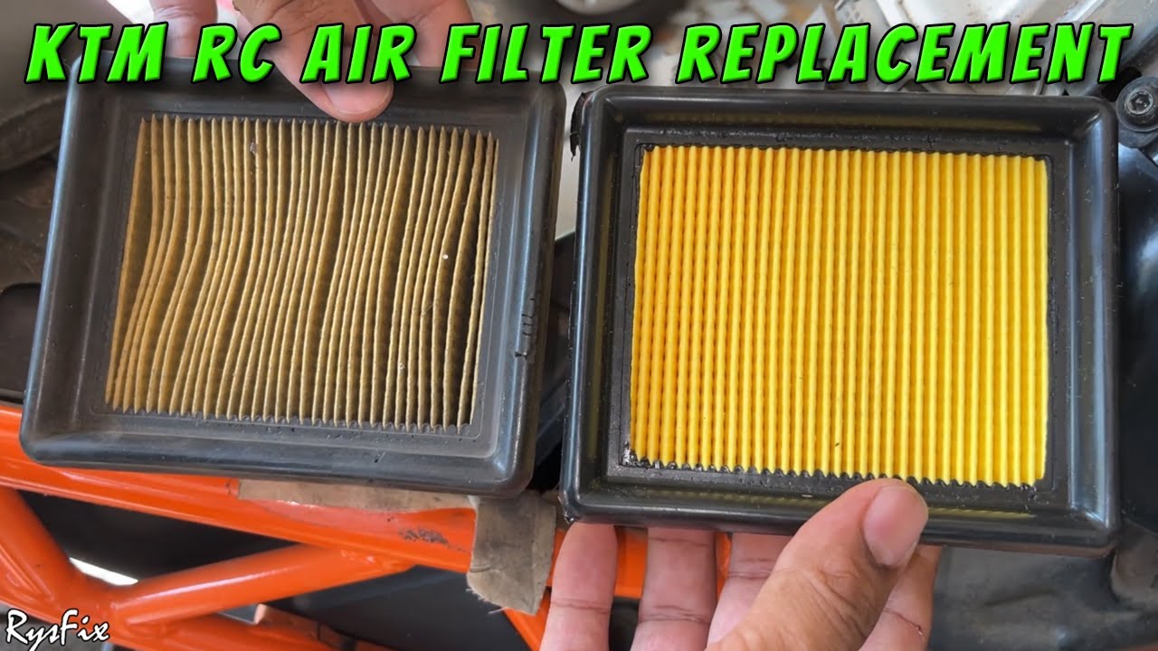 Ultimate Guide: How to Replace KTM RC 390/200/125/250 Air Filter | English