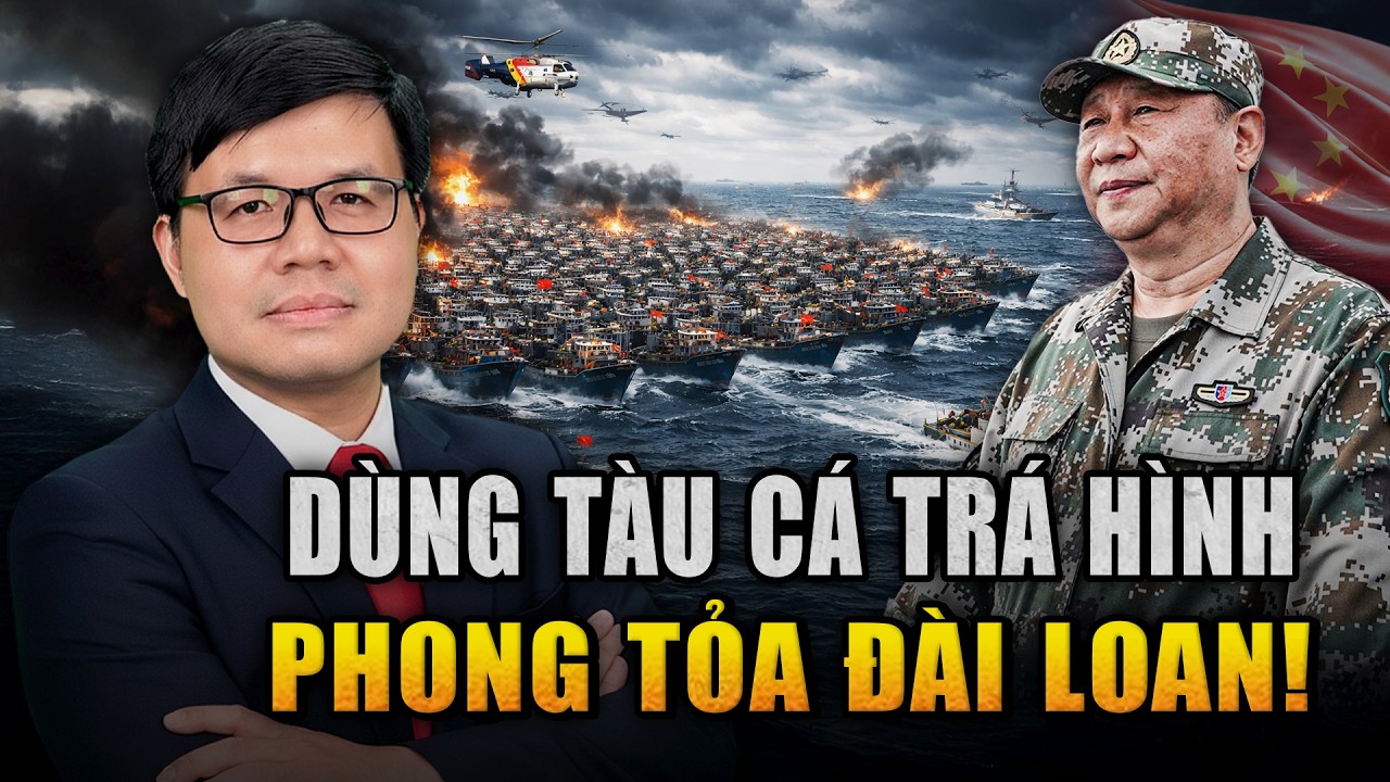 1.400 Tàu Cá Trung Quốc Bủa Vây Đài Loan: Tập Cận Bình Đang Tung Đòn Phong Tỏa “Ngụy Dân Sự!”