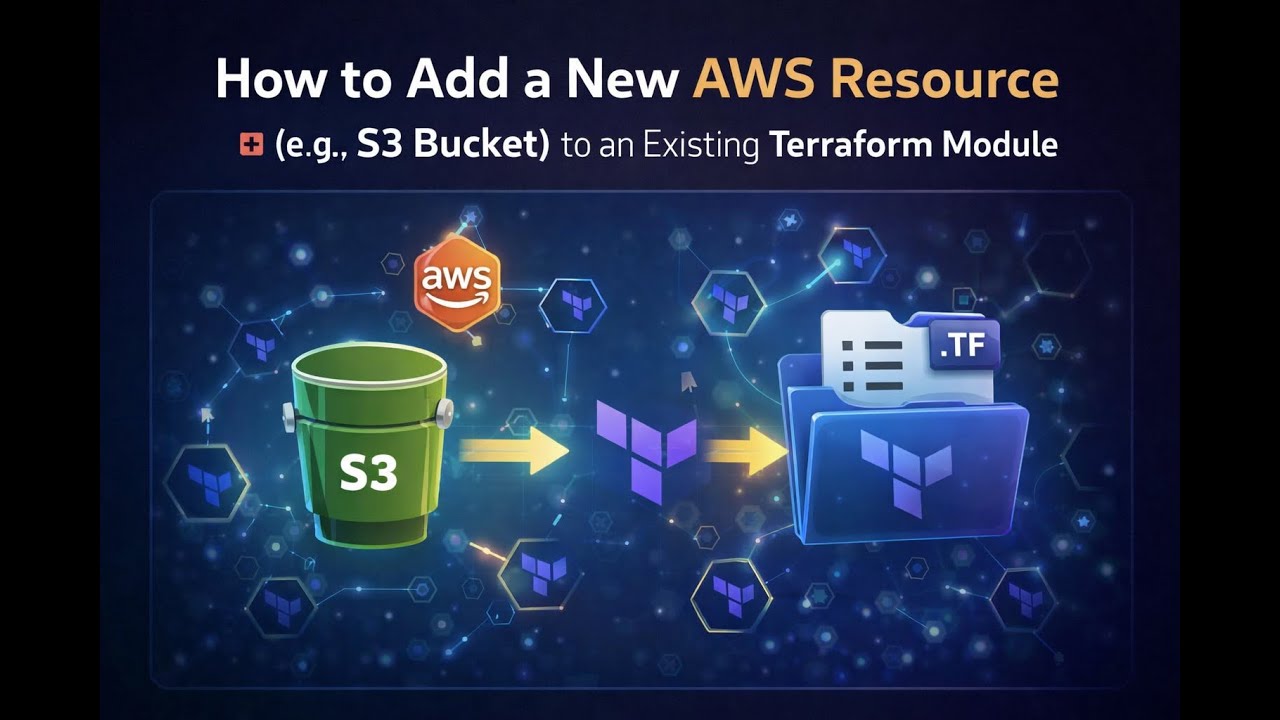 Add a new cloud resource to an existing Terraform Module #terraform #module #cloud #aws