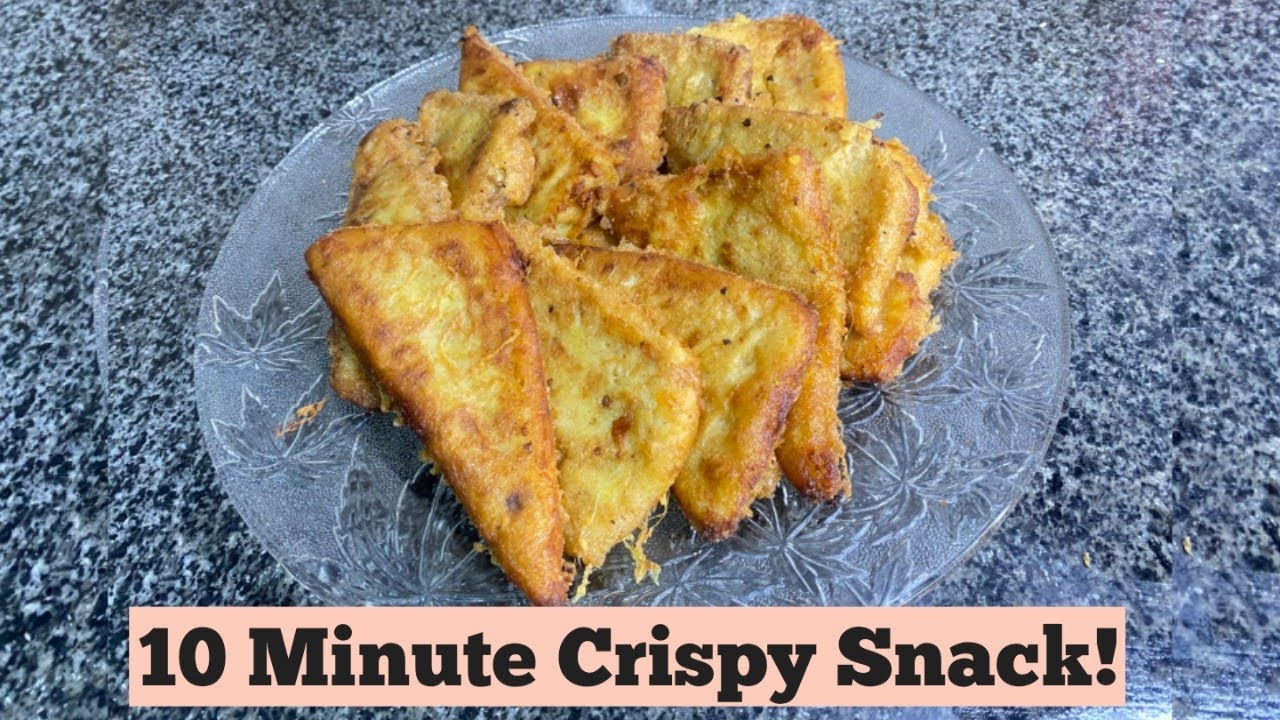 Super Easy Potato Snack | Crispy Bread & Potato Recipe
