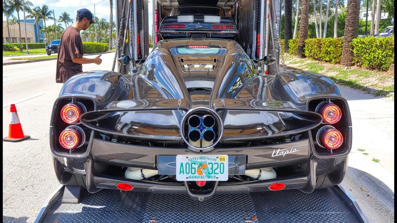 Pagani Utopia – 864bhp V12 Hypercar Leaving Prestige Imports Miami