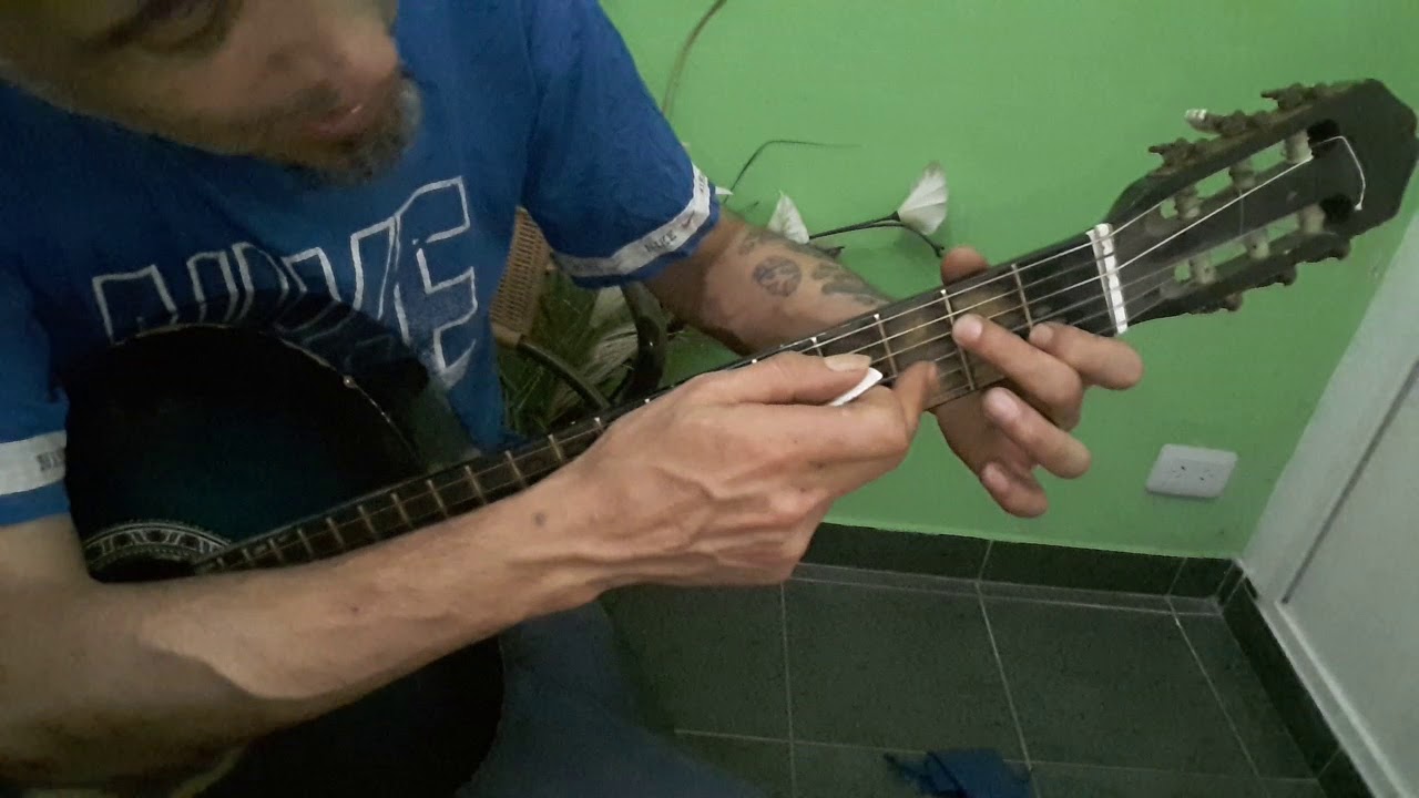 Cómo tocar Spinetta Resumen Porteño con guitarra criolla Acordes Tutorial Letra Cover