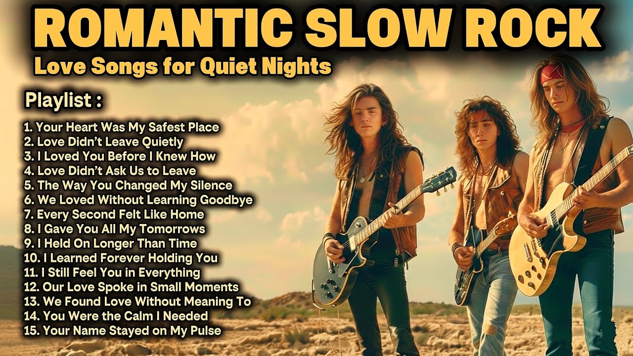 Romantic Slow Rock Collection 🎸 Love Songs for Quiet Nights