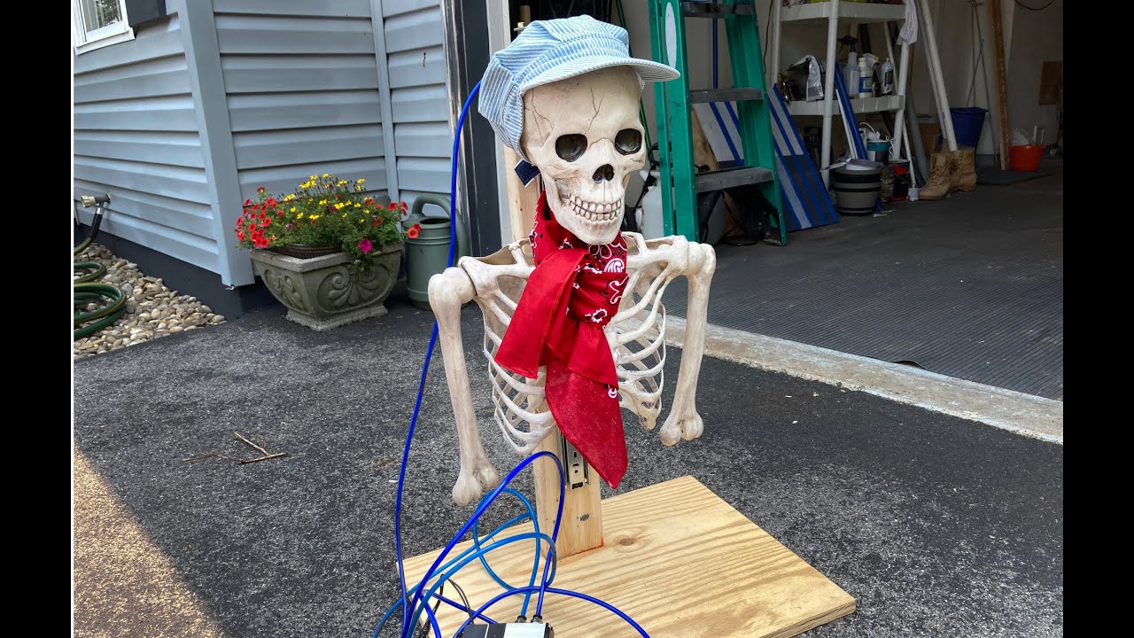 Pneumatic Pop-Up Skeleton