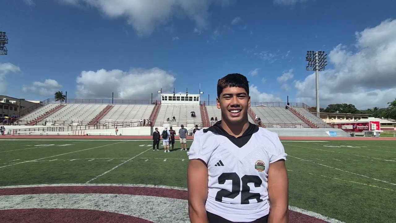 Bear Insider Video: Incoming Cal Frosh TE Polynesian Bowl AA Taimane Purcell