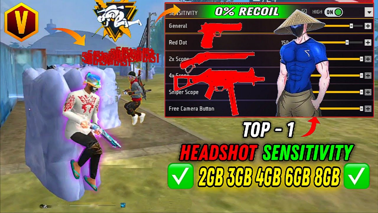 Free Fire Headshot setting 2026 ⚡ Best Sensitivity Settings ⚙️| Sensitivity + Hud Settings Free Fire
